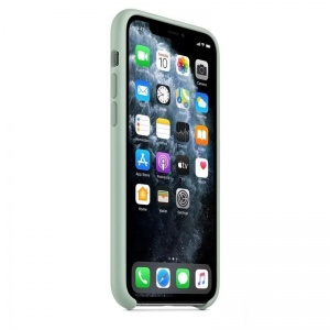 Чехол-накладка (клип-кейс) Apple Silicone Case для iPhone 11 Pro, голубой берилл (MXM72ZM/A)