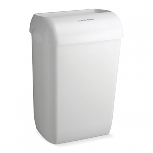 Контейнер для мусора 43л Kimberly-Clark Aquarius, пластик белый, без крышки, 569х422х290мм (6993)