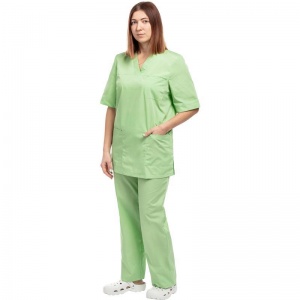 Мед.одежда Костюм хирурга женский м05-КБР плюс, зеленый (размер 60-62, рост 170-176)