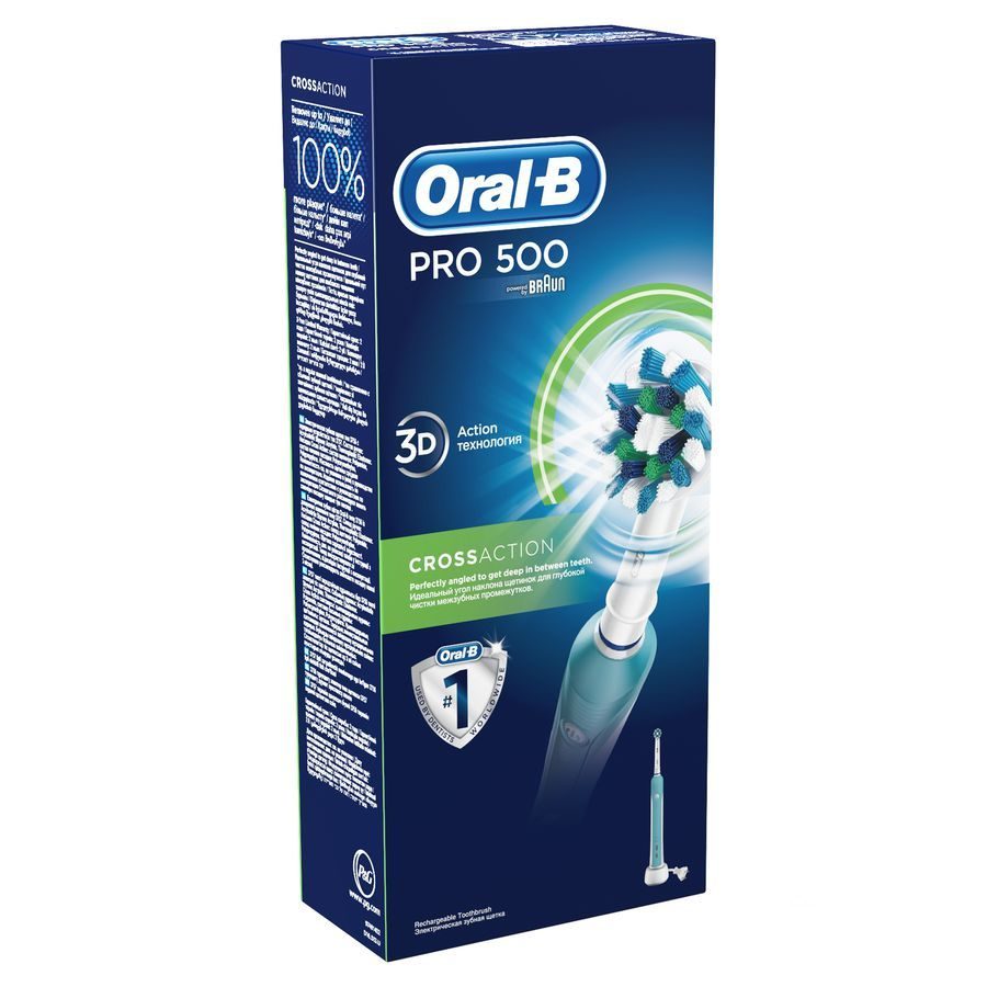 Электрическая зубная щетка Oral-B Cross Action Pro 500 D16.513-U (81317992)