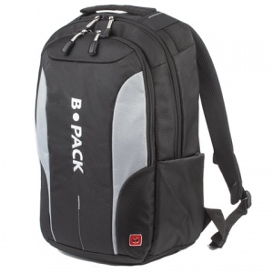 Рюкзак дорожный B-Pack S-04, влагостойкий, черный, 450x290x160мм, отд. для ноутбука (226950)