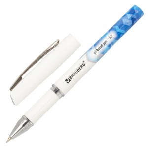 Ручка шариковая Brauberg Roll-X (0.35мм, синий цвет чернил, масляная основа) 24шт. (143008)