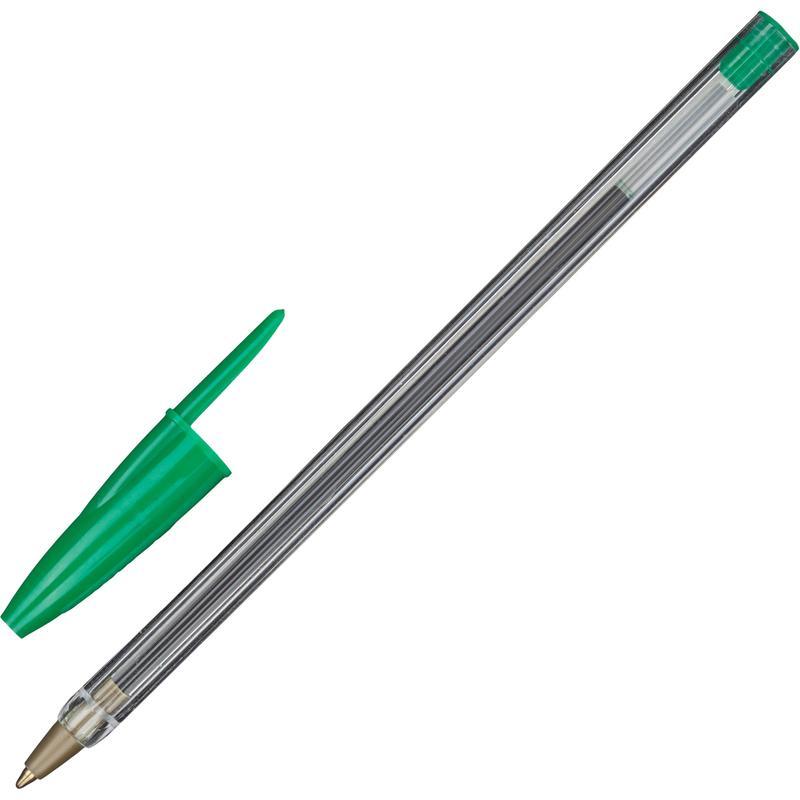 Ручка шариковая Attache Economy (0.7мм, зеленый цвет чернил), 50шт.