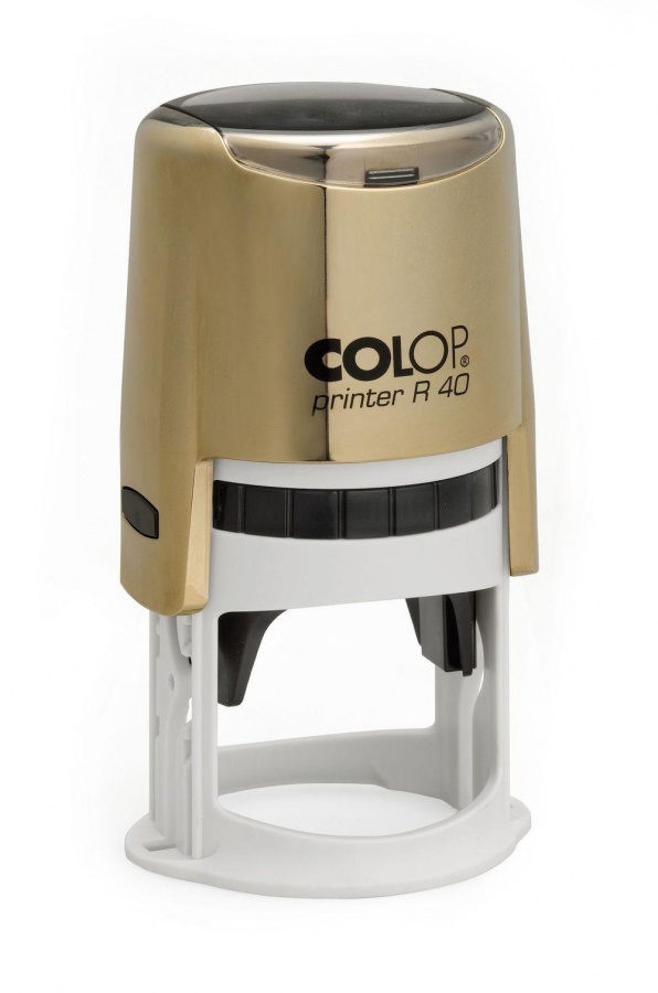 Печать самонаборная Colop R40/2 (d=40мм, 2 круга, пластик, автомат)