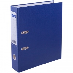 Папка с арочным механизмом OfficeSpace (70мм, А4, картон/бумвинил) синяя (AFbv70-4-742 / 2521017), 10шт.