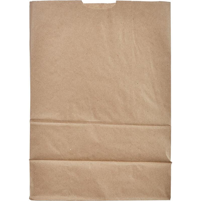 Крафт-пакет бумажный коричневый, 18x12х29см, 50 г/кв.м, био, 1000шт.