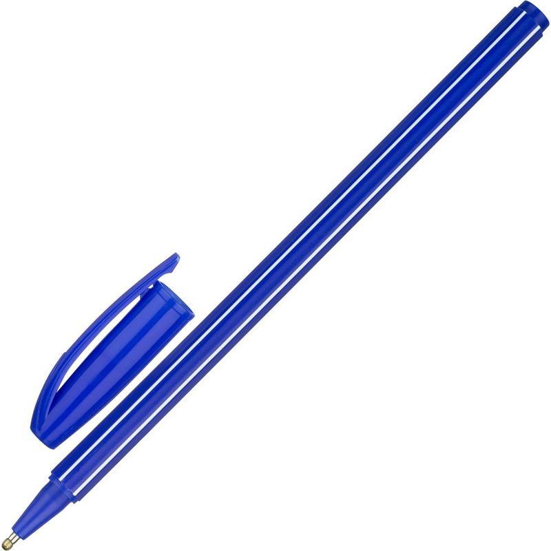 Ручка шариковая одноразовая Attache Economy (0.7мм, синий цвет чернил, синий корпус) 100шт.