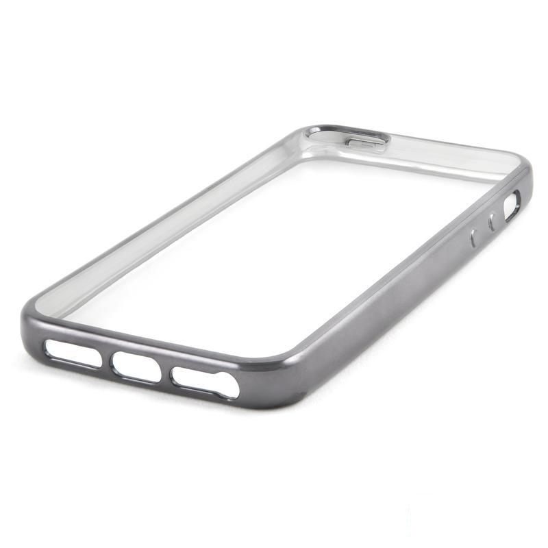 Чехол-накладка (клип-кейс) iBox Blaze для iPhone 5/5S/SE, черная рамка