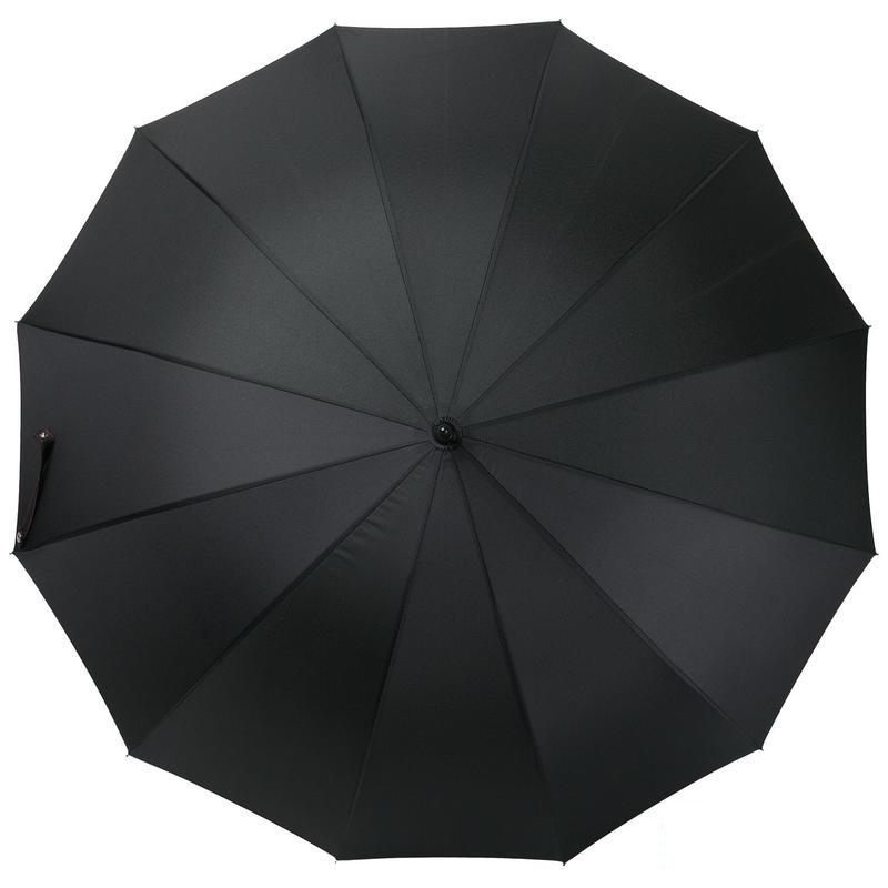 Зонт-трость механический Matteo Tantini Lui, 1 сложение, черный (6116.35)