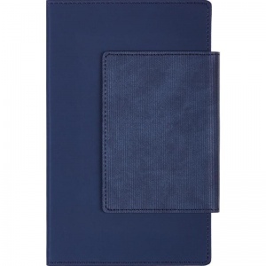 Ежедневник недатированный А5 Boncarnet Vigo (190 листов) обложка кожзам, синяя (150x210мм)