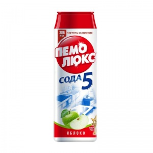 Чистящее средство универсальное Пемолюкс Сода-5, разные отдушки, порошок, 480г (478371), 16шт.