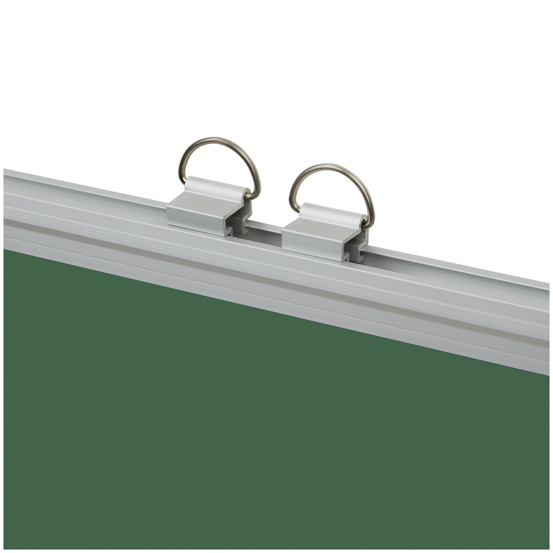 Доска магнитно-меловая OfficeSpace (90x60см, алюминиевая рамка, полочка) зеленая (307563)