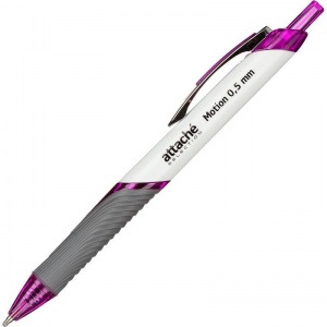 Ручка шариковая автоматическая Attache Selection Motion (0.5мм, фиолетовый цвет чернил) 1шт.
