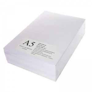 Бумага белая (А5, 80 г/кв.м, 160% CIE) 500 листов, 10 уп.