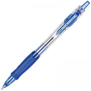 Ручка гелевая автоматическая Attache (0.5мм, синий, резиновая манжетка) 1шт.