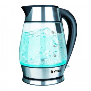 Чайник электрический Vitek VT-7037, 2200Dn? прозрачный