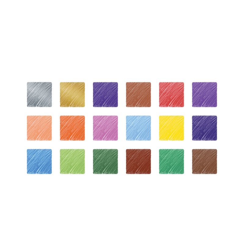 Карандаши цветные 18 цветов Мульти-Пульти &quot;Енот в космосе&quot; (L=176мм, d=3мм, 3гр) (CP_29298), 8 уп.