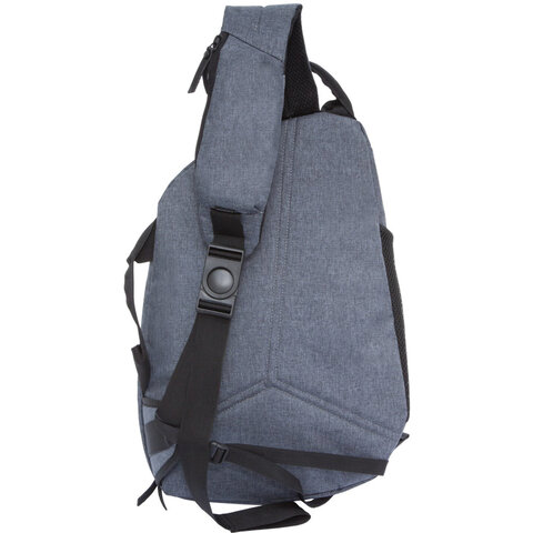 Рюкзак дорожный Grizzly с отделением для ноутбука, 1 лямка, серый (RQ-914-2/2)