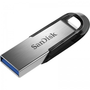 Флэш-диск USB 32Gb SanDisk Cruzer Ultra Flair, серебристый и черный (SDCZ73-032G-G46)