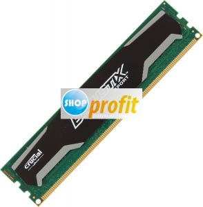 Модуль памяти DIMM 4Gb Crucial Ballistix Sport BLS4G3D1609DS1S00CEU, DDR3, 1600MHz, Retail (BLS4G3D1609DS1S00CEU)