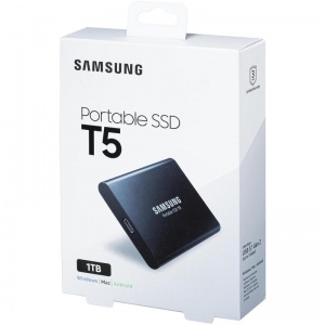 Внешний жесткий диск Samsung T5, 1Тб, черный (MU-PA1T0BWW)