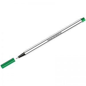 Ручка капиллярная Luxor Fine Writer 045 (0.8мм) зеленая, 10шт. (7124)