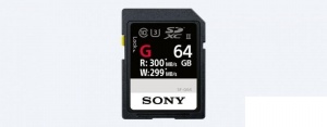 Карта памяти SDXC Sony 64Gb, Class 10, UHS-II, 1шт. (SF64G)