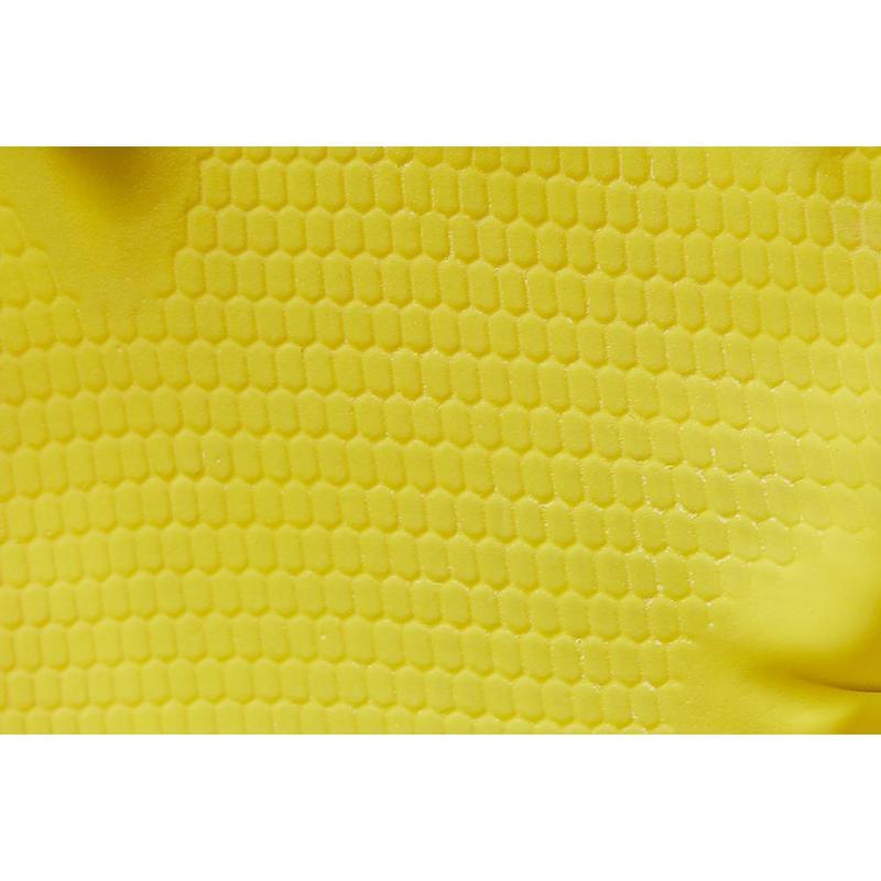 Перчатки резиновые Paclan Professional, с хлопковым напылением, размер 8 (М), желтые, 1 пара (139210)