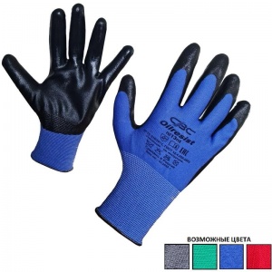 Перчатки защитные полиэфирные СВС Oilresist с нитрильным покрытием, 15 класс, размер 8 (M), 1 пара (nl13nt)