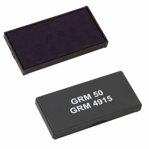 Штемпельная подушка сменная GRM (синяя, 69х30мм, для GRM 50, Colop Printer 50, GRM 50) (178406005), 100шт.