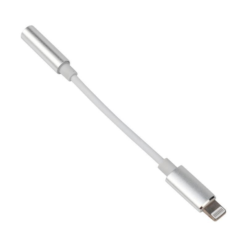 Переходник Lightning Rexant, Apple Lightning - 3.5 mm Headphone Jack Adapter, 0.1м (18-0175)