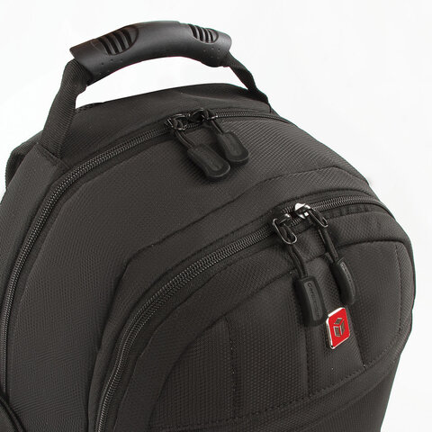 Рюкзак дорожный B-Pack S-01, влагостойкий, черный, 470x320x200мм, отд. для ноутбука (226947)
