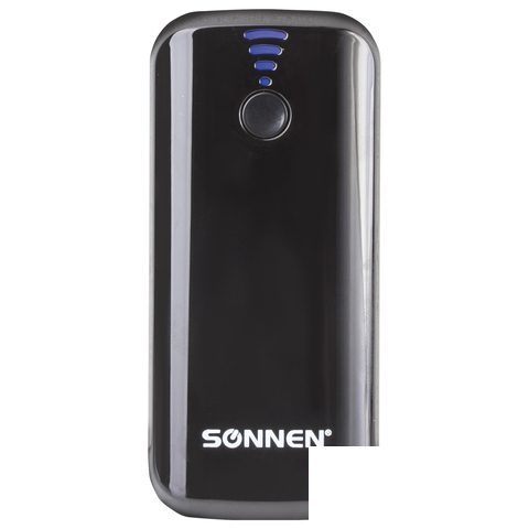 Внешний аккумулятор Sonnen Powerbank V218 (5000 mAh) черный (262752)