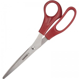 Ножницы Kores Softgrip 210мм, асимметричные ручки, тупоконечные