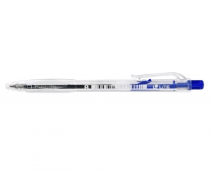 Ручка шариковая автоматическая Lite (0.7мм, синий цвет чернил, прозрачный корпус) 50шт. (BPLL01-B)