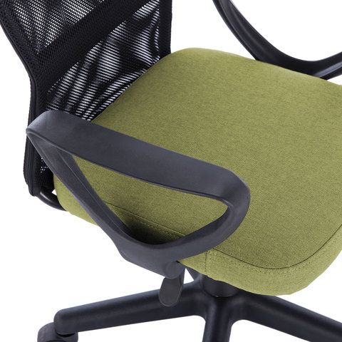 Кресло офисное Brabix &quot;Jet MG-315&quot;, ткань/сетка зеленая