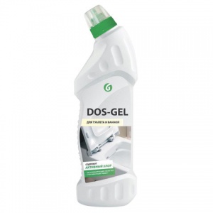 Промышленная химия Grass Dos-Gel, 750мл, средство для уборки санитарных помещений, гель-концентрат (219275), 12шт.