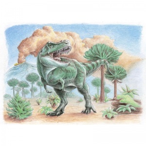 Набор для раскрашивания Фрея Скетч Тираннозавр рекс