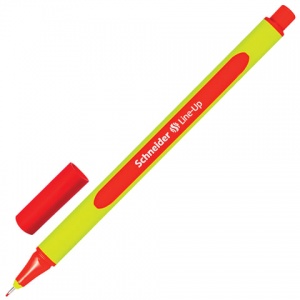 Ручка капиллярная Schneider Line-Up (0.4мм, трехгранная) алая, 10шт. (191002)