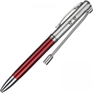 Указка лазерная Beifa, красный луч и светодиод (радиус действия 200м, стилус, детектор купюр, ручка) 120шт. (TD-RP-36)