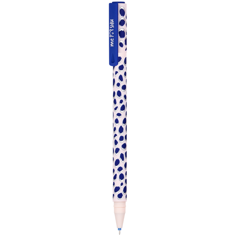 Ручка гелевая стираемая MESHU &quot;Bright&Soft&quot; (0.5мм, синяя, софт-тач) 36шт. (MS_53882)