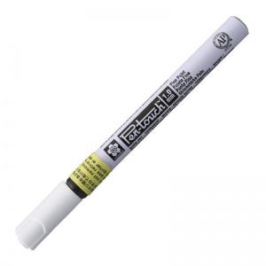 Маркер промышленный Sakura Pen-Touch XPMKA302 (1мм, желтый) алюминий, 12шт.