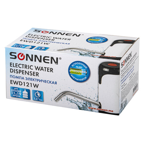 Помпа для воды Sonnen EWD121W, электрическая (455218), 30шт.