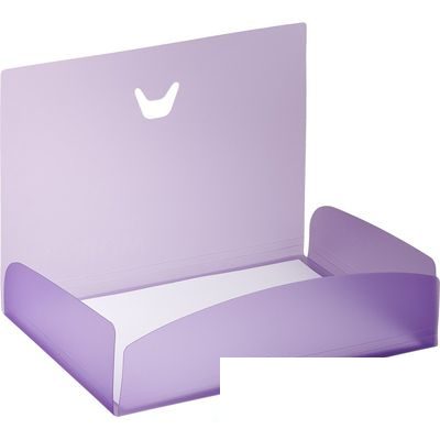 Папка на резинках пластиковая Attache (А4, до 200 листов) фиолетовый