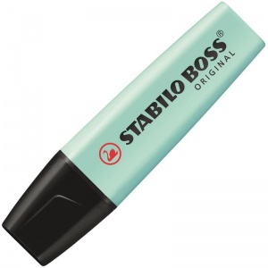 Маркер-текстовыделитель Stabilo Boss Original Pastel (2-5мм, бирюзовый) (70/113), 10шт.