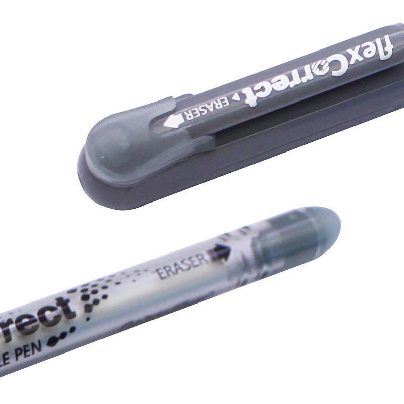 Ручка гелевая стираемая Flexoffice (0.5мм, черная) 1шт.