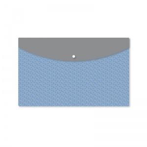 Папка-конверт на кнопке Attache Fleur (A4, 180мкм, пластик) 6шт.