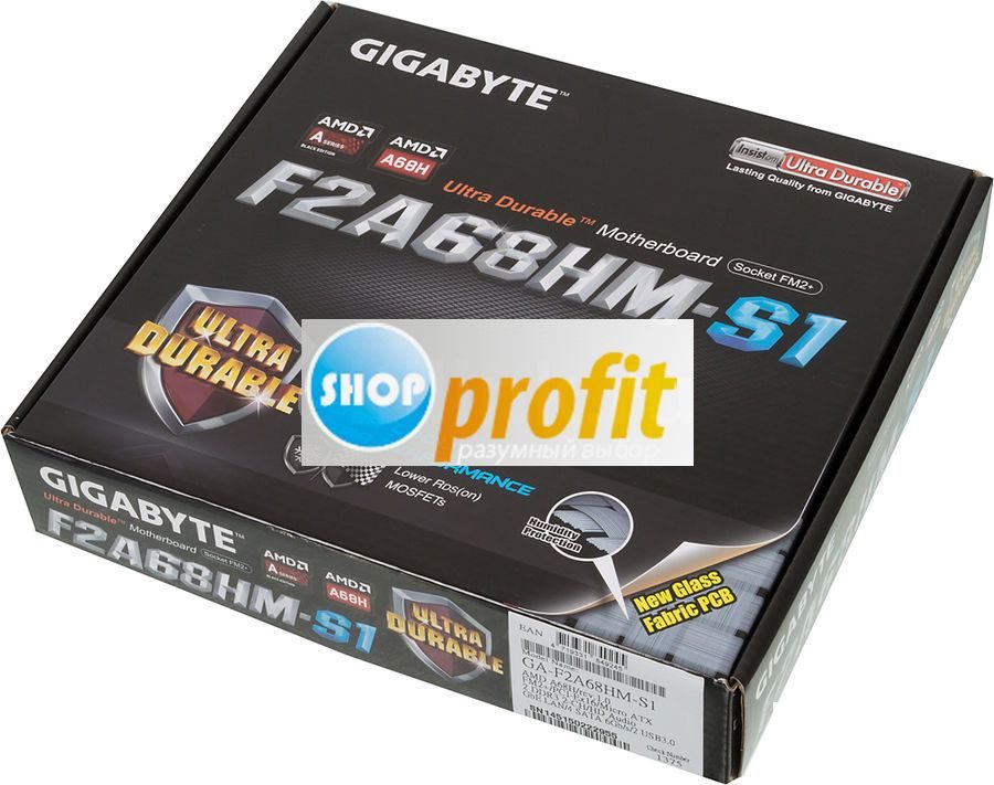 Материнская плата mATX Gigabyte GA-F2A68HM-S1, Socket FM2+, Retail (GA-F2A68HM-S1)
