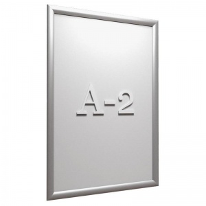 Рамка настенная для объявлений Attache, А2, алюминиевый клик-профиль