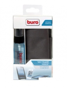 Чистящий набор Buro, для корпусов мобильных устройств (салфетка + гель, 30мл) (BU-TABLET+SMARTPHONE)